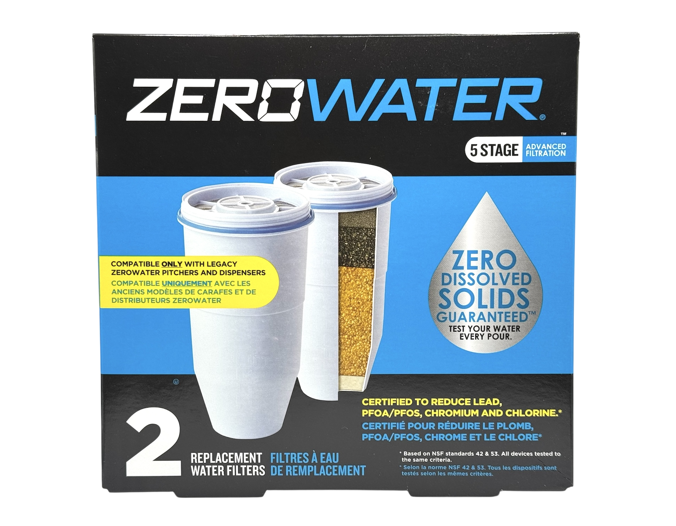 1785 ZeroWater vervangingsfilter 2 pack
