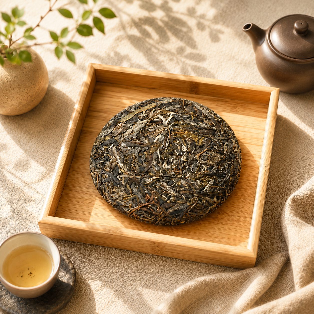 1702 Pu'er Bamboe Tea Tray - Afbeelding 5