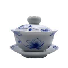 1980 Gaiwan 120ml 3 delig 'Lotus'