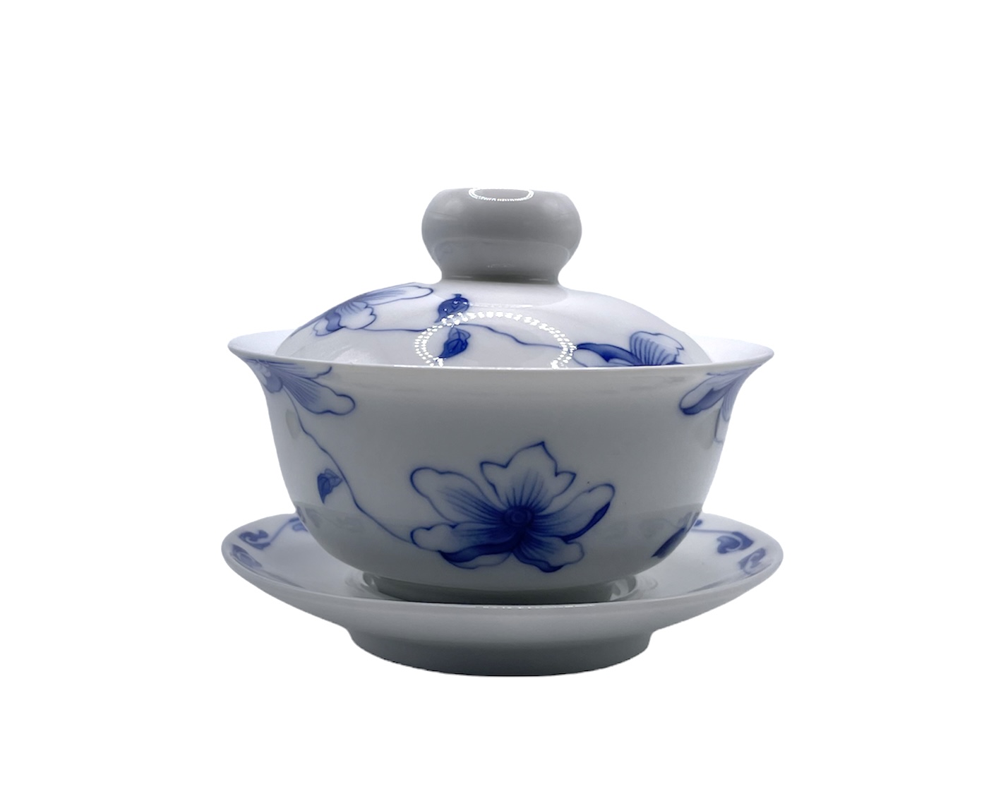1980 Gaiwan 120ml 3 delig 'Lotus'