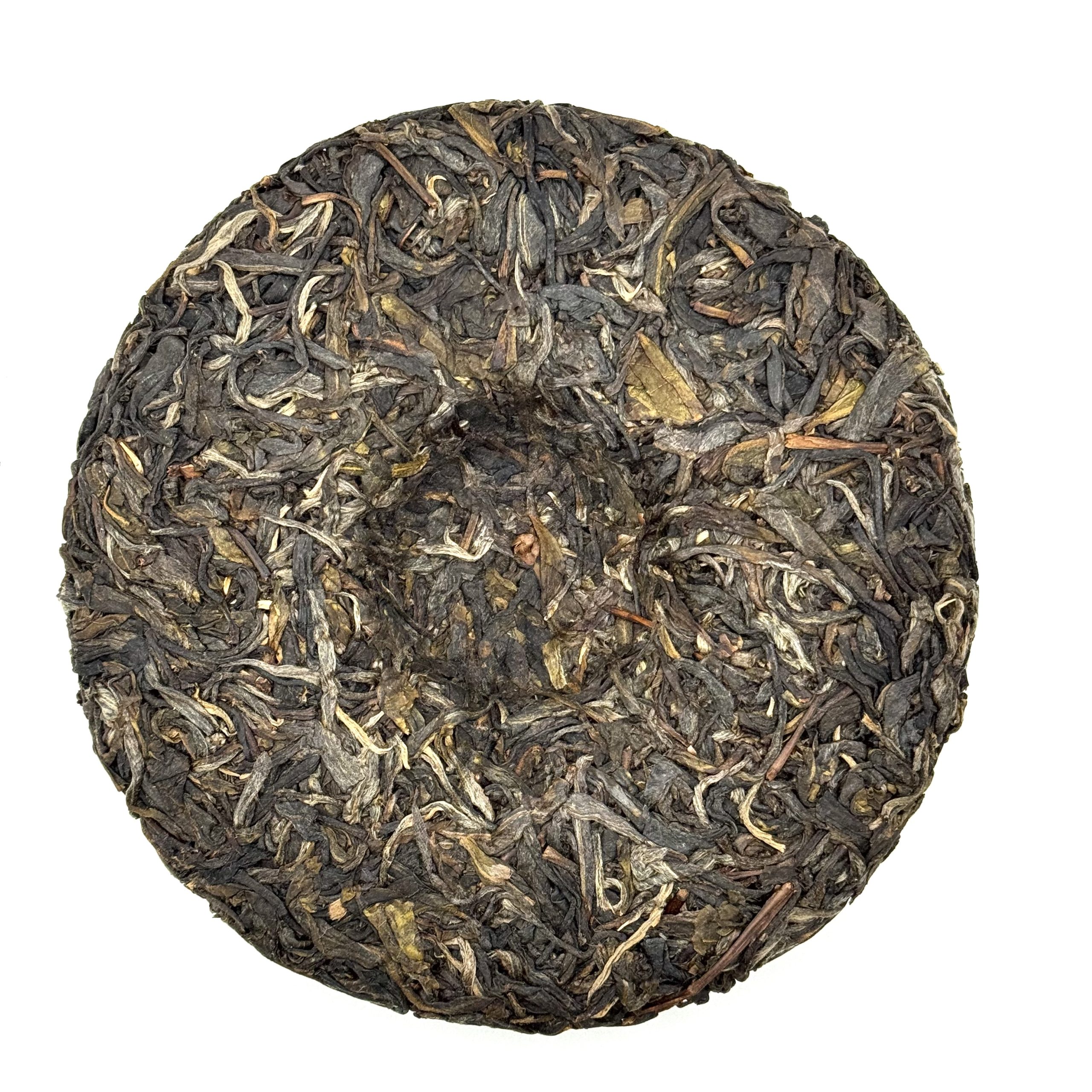 734 Bai Ying Shan Ancient Tree Sheng (Raw) Pu Er Cake 200 gram - Afbeelding 6