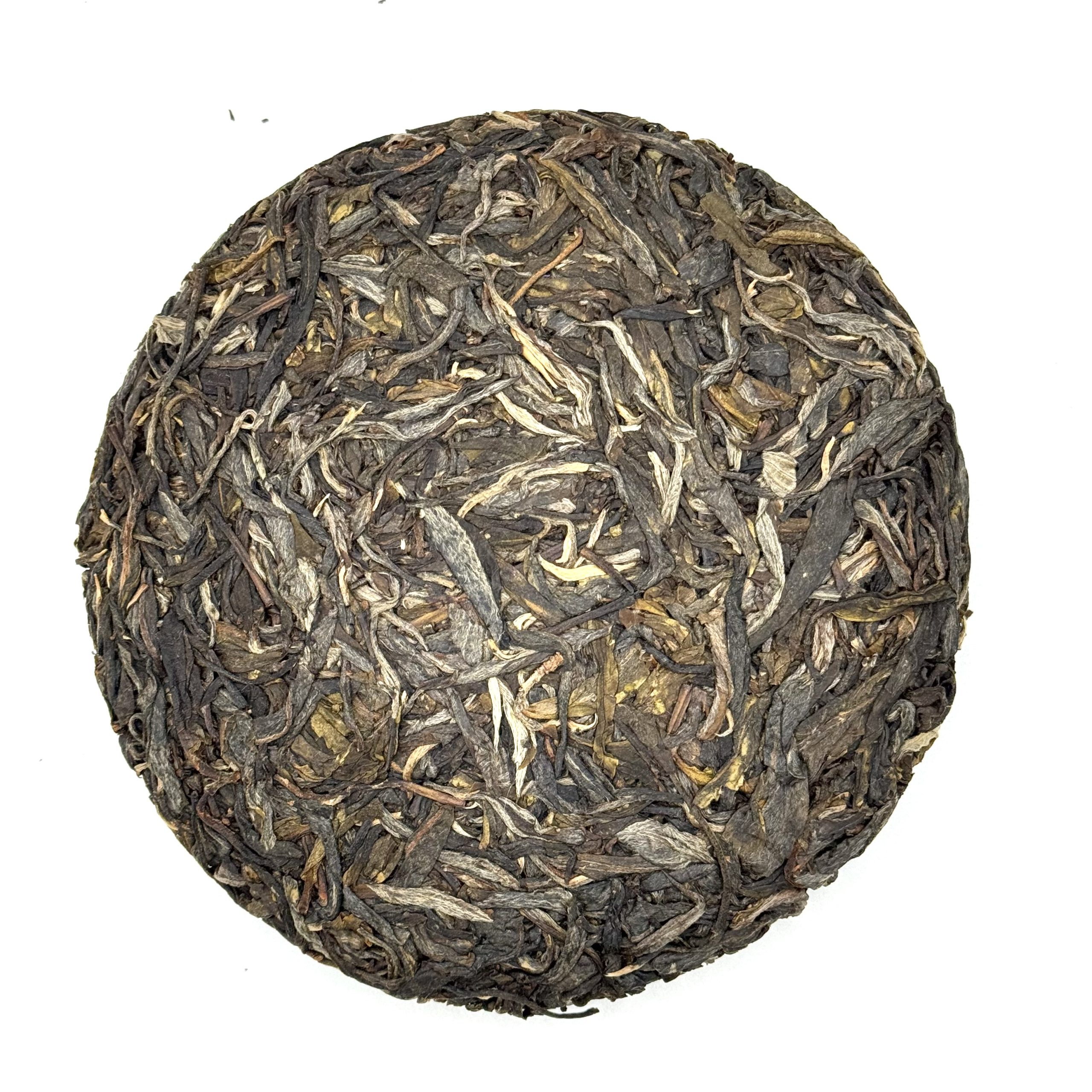 734 Bai Ying Shan Ancient Tree Sheng (Raw) Pu Er Cake 200 gram - Afbeelding 2