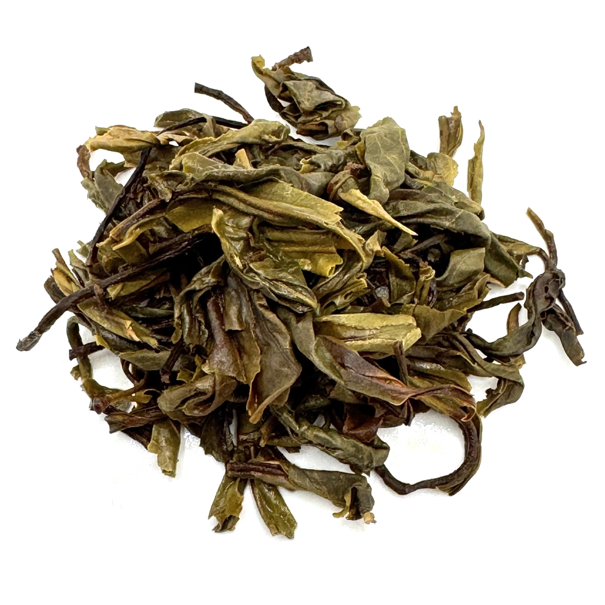 734 Bai Ying Shan Ancient Tree Sheng (Raw) Pu Er Cake 200 gram - Afbeelding 3