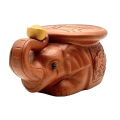 1557 Elephant Zisha Lid & Teapet Holder