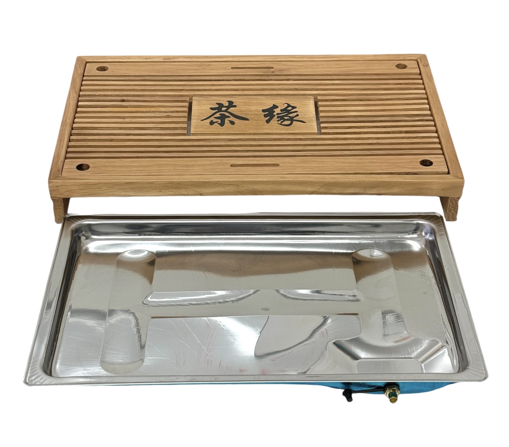 1755 Bamboe Tea Tray 'Karakter' 43 x 28 x 5cm - Afbeelding 4