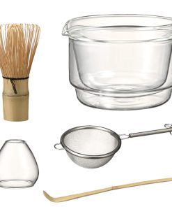 2055 Hario Glazen Matcha set 5 delig