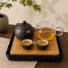 1754 Tea Tray 'Chá Yuán' Vierkant Bamboe Met Aardewerk - Afbeelding 3